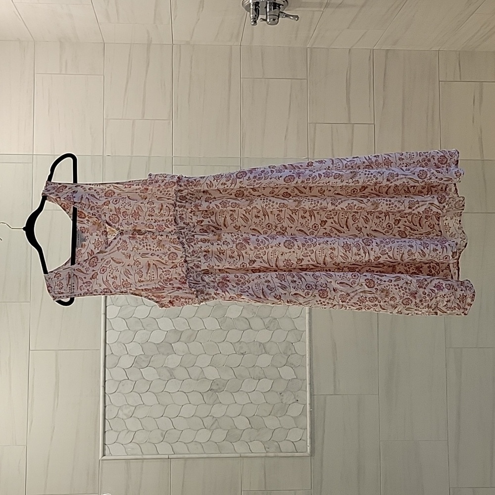 Lucky Bran's floral dress